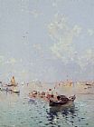 Franz Richard Unterberger View to Saint Mark's Square, Venice painting